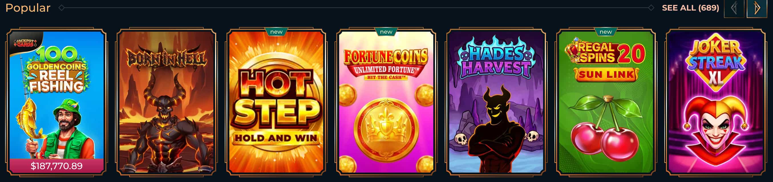 Lobby breakdown panel in grey and yellow showing MonsterWin live dealer, table, crash and jackpot game category counts